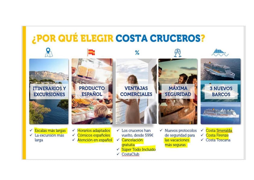 Información sobre Crucero Octubre 2021